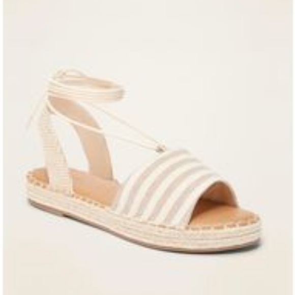 Old Navy Shoes - Old Navy Strappy Espadrilles Flat Sandals